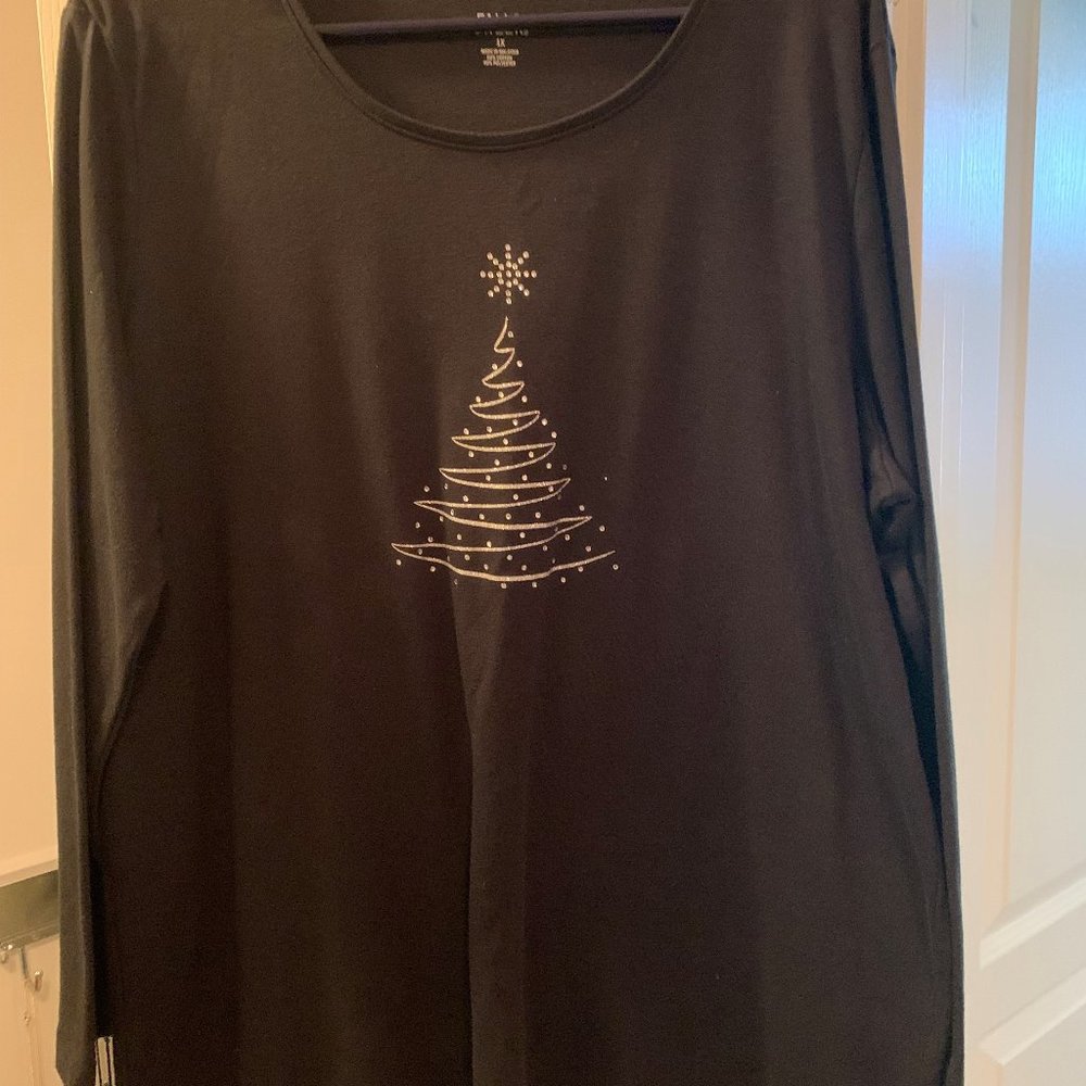 Holiday knit top